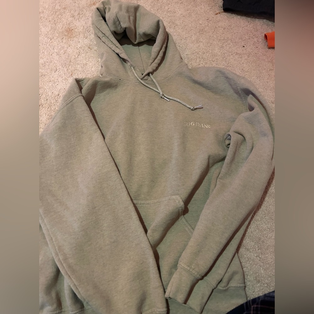 tan bdg jeans hoodie